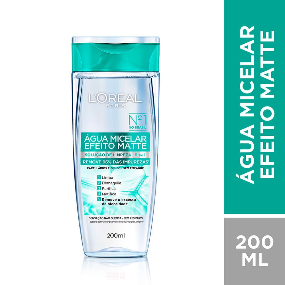 Imagem Água Micelar Efeito Matte 200ml | L'Oréal Paris
