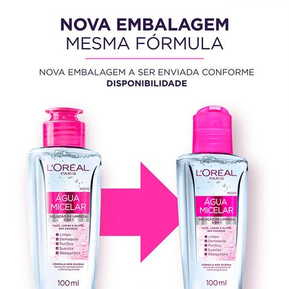 Imagem Água Micelar Regular 100ml | Nova Embalagem | L'Oréal Paris