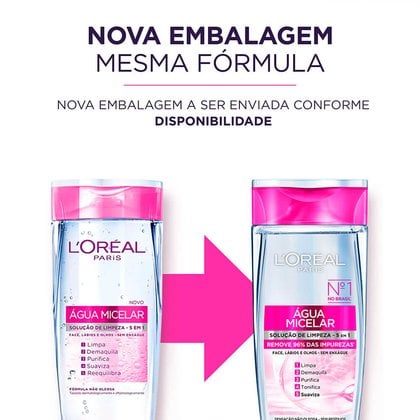 Imagem Água Micelar 200ml | Nova Embalagem | L'Oréal Paris
