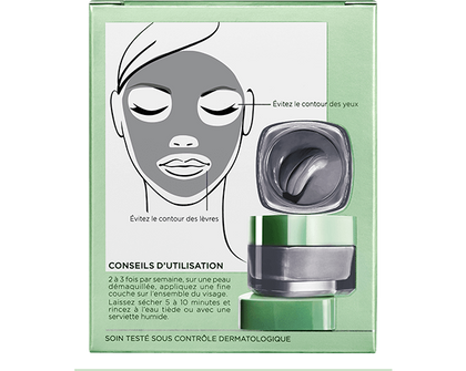Skincare Black Detox Pure Clay Packshot Box Side