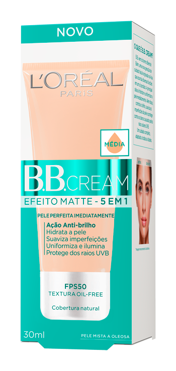 BBcream Efeito Matte Media Caixa