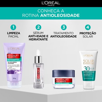 Protetor Solar Facial Antioleosidade FPS 30 Solar Expertise