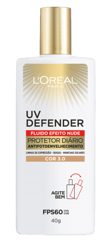 Pack Uv Defender Fluido Cor Nude